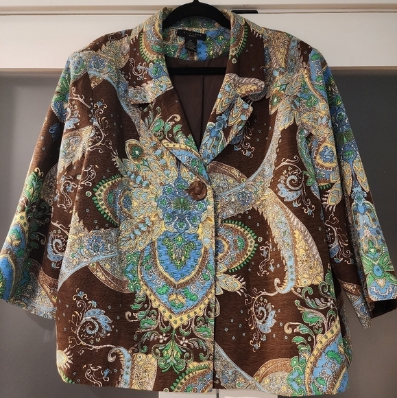 Silkland Paisley Jacket Boho - Picture 2 of 14